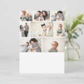 DIY 5x7 8フォトコラージュテンプレート シーズンカード (スタンド正面)