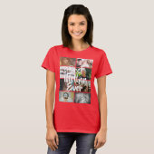 DIY 8フォトコラージュ最高のの母親DIYティー Tシャツ (正面フル)