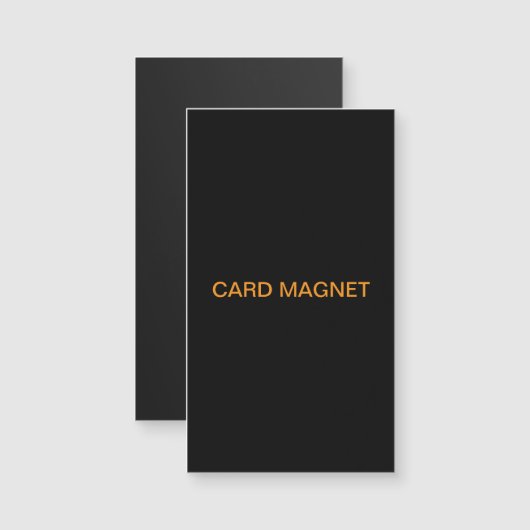 DIY Add Image Text Or Logo To Create Card Magnet (正面/裏面)