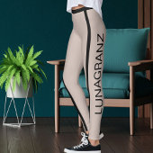 DIY Animal Pet Lover Cat Mom Classic Black Stripes レギンス