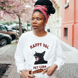 DIY Animal Pet Lovers Happy Valentines Day Gifts スウェットシャツ