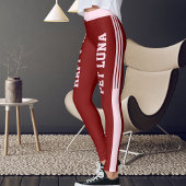 DIY Animal Pet Lovers Happy Valentine's Day Red レギンス