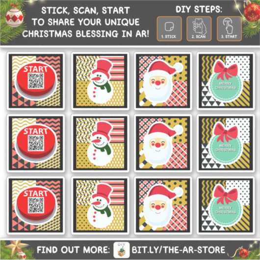 DIY-AR Story Sticker シール (正面)