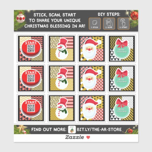 DIY-AR Story Sticker シール (シート)