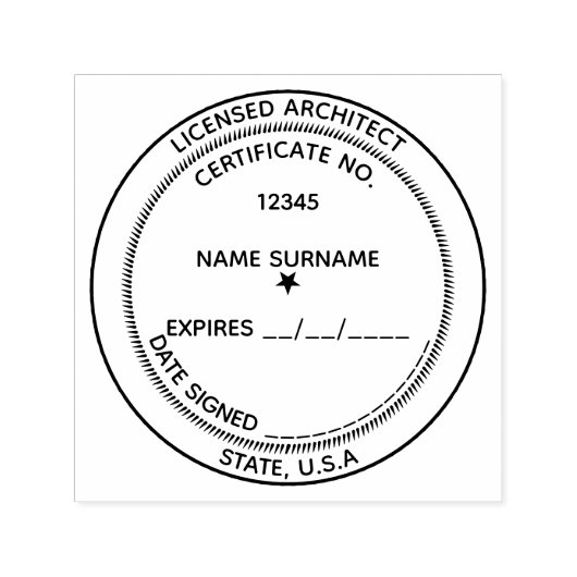 DIY Architectプロフェッショナル日の有効期限プラン セルフインキングスタンプ (デザイン)