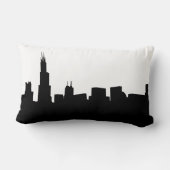 DIY BGシカゴスカイラインシルエット ランバークッション (裏面)