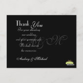 DIY COLOR/s結婚写真ありがとう ポストカード (裏面)