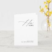 DIY Colors エレガント Luxe Writhis Vows Card カード (黄色い花)