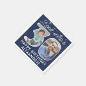 DIY Colors ・ Look Who's 30 Birthday Party 2写真 スタンダードカクテルナプキン (角)