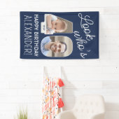 DIY Colors ・ Look Who's 40 Birthday Party 2写真 横断幕 (インサイチュ)