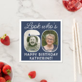 DIY Colors ・ Look Who's 60 Birthday Party 2写真 スタンダードカクテルナプキン (インサイチュ)