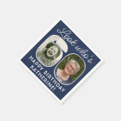 DIY Colors ・ Look Who's 60 Birthday Party 2写真 スタンダードカクテルナプキン (角)