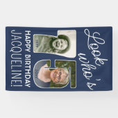 DIY Colors ・ Look Who's 75 Birthday Party 2写真 横断幕 (横)