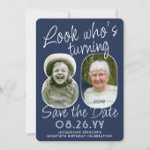 DIY Colors ・ Look Who's 80 Birthday Party 2写真 セーブザデート (正面)