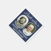 DIY Colors ・ Look Who's 90 Birthday Party 2写真 スタンダードカクテルナプキン (角)