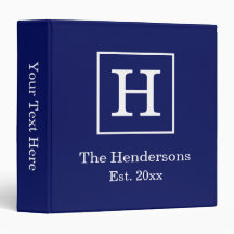 DIY Colrsフレームイニシャル名モノグラムSVネイビーWht