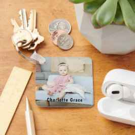 DIY Custom Personalized Photo and Name キーホルダー