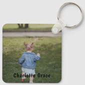 DIY Custom Personalized Photo and Name キーホルダー (裏面)