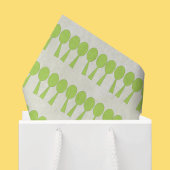 DIY Decoupage Modern Green Forest 薄葉紙