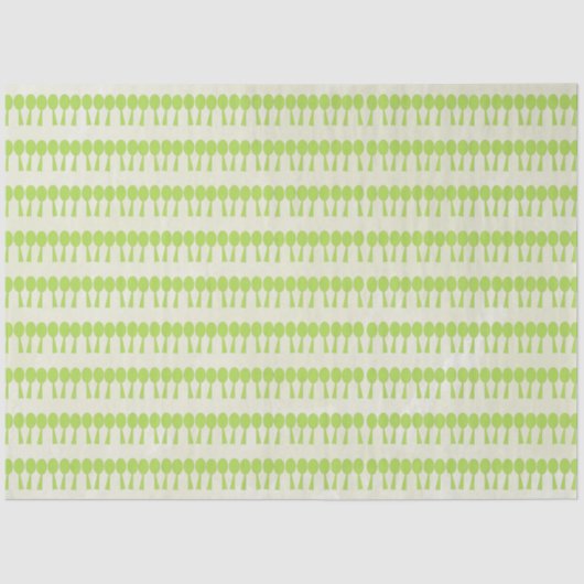 DIY Decoupage Modern Green Forest 薄葉紙 (正面)