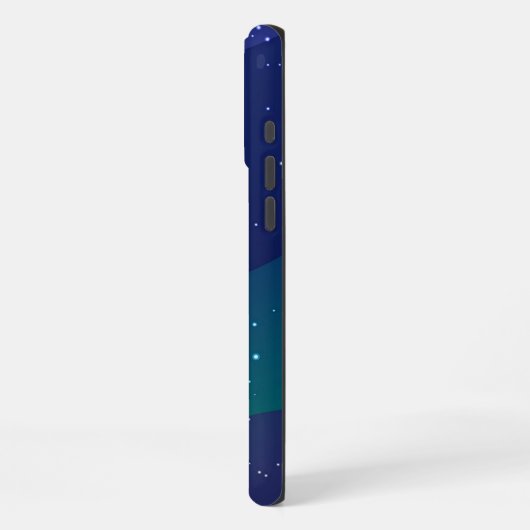 DIY Gradient Business Logo QR Code iphone case iPhoneケース (左側面)