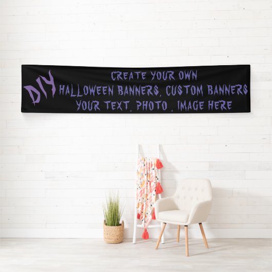 DIY Halloween Banner - Custom Party Decor 横断幕 (インサイチュ)