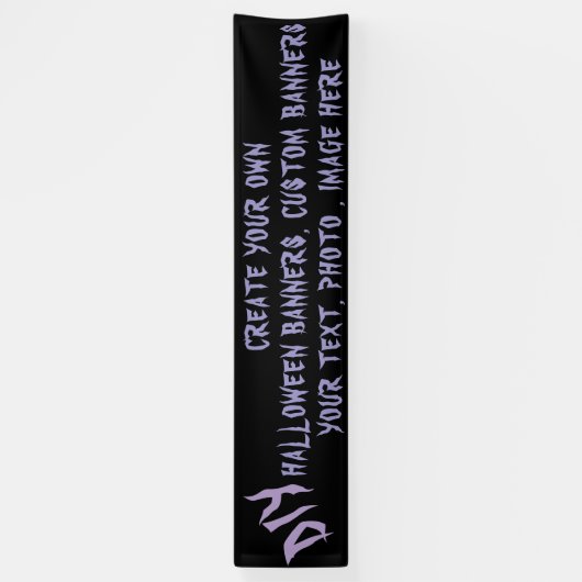 DIY Halloween Banner - Custom Party Decor 横断幕 (縦)