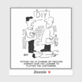 DIY Hardware Store Decking Department. Funny シール (シート)