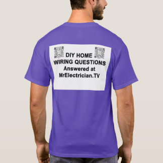 DIY HOME WIRING QUESTIONS電気技師Tシャツ氏 Tシャツ