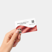 DIY ID カード 偽の赤と白 | 写真 ロゴ バッジ (手持ち)