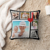 DIY Make a パーソナライズされた写真テンプレートハート クッション (ブランケット)