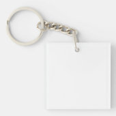 DIY Make Your Own Photo Acrylic Key Chain Keepsake キーホルダー (正面)