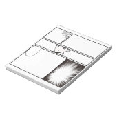 DIY Manga Comic Strip – Blank Panel with Japanes ノートパッド (回転)