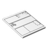  DIY Manga Panel 3– Customizable Japanese Comic  ノートパッド (アングル)
