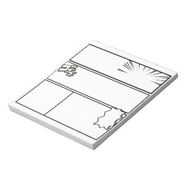  DIY Manga Panel 3– Customizable Japanese Comic  ノートパッド