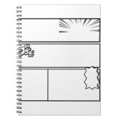  DIY Manga Panel 3– Customizable Japanese Comic  ノートブック (正面)