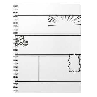 DIY Manga Panel 3– Customizable Japanese Comic ノートブック