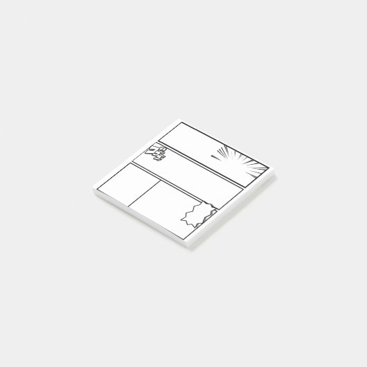 DIY Manga Panel 3– Customizable Japanese Comic ポストイット (アングル)