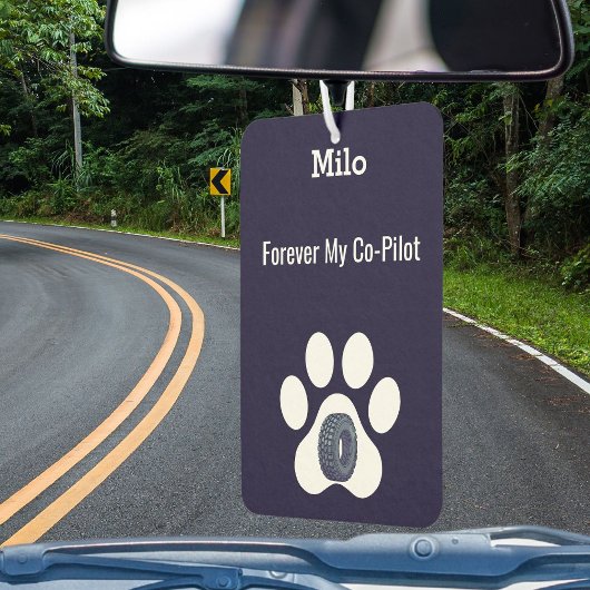 DIY Modern Cute Funny Pet Dog Dad Paw Minimalist カーエアーフレッシュナー