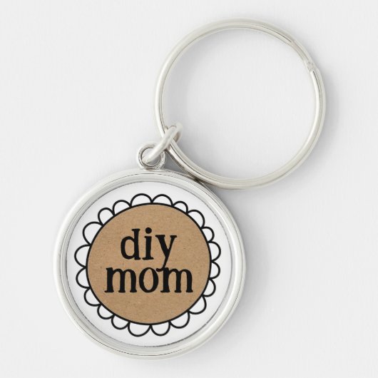 DIY Mom Keychain | Custom Mom Key Ring キーホルダー (正面)