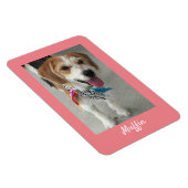 DIY Pet's Photo and Name, Coral マグネット (右側)