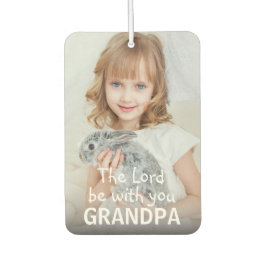 DIY Photo Lord Be With You Grandpa カーエアーフレッシュナー