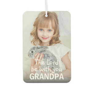 DIY Photo Lord Be With You Grandpa カーエアーフレッシュナー