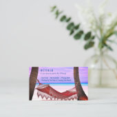 DIY Professional Gagおもしろい、退職したビーチ・ハンモック 名刺 (スタンド正面)