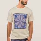 DIY REPLACE PHOTO IMAGE文字ブルーチャクラ Tシャツ (正面)
