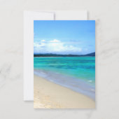 DIY RSVPを結婚する行先 出欠カード (裏面)