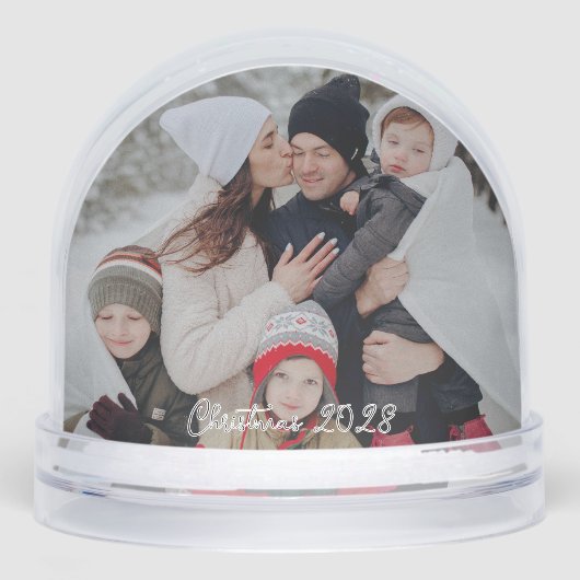 DIY Snow Globe - Custom Photo & Text (正面)
