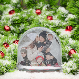 DIY Snow Globe - Custom Photo & Text