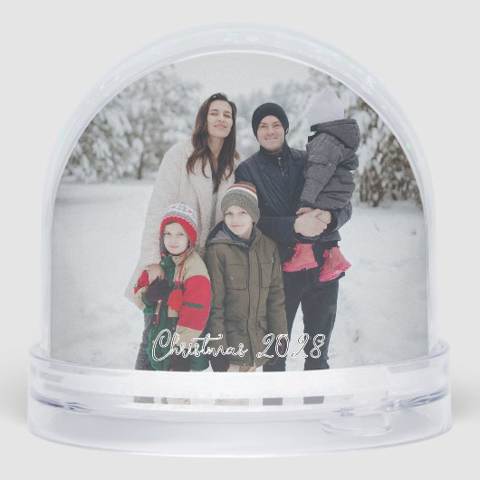 DIY Snow Globe - Custom Photo & Text (裏面)