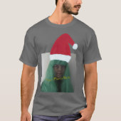 DIY TシャツのSanta hatの下に写真を追加 Tシャツ (正面)